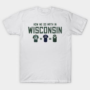 Milwaukee Bucks - How we do math in Wisconsin T-Shirt